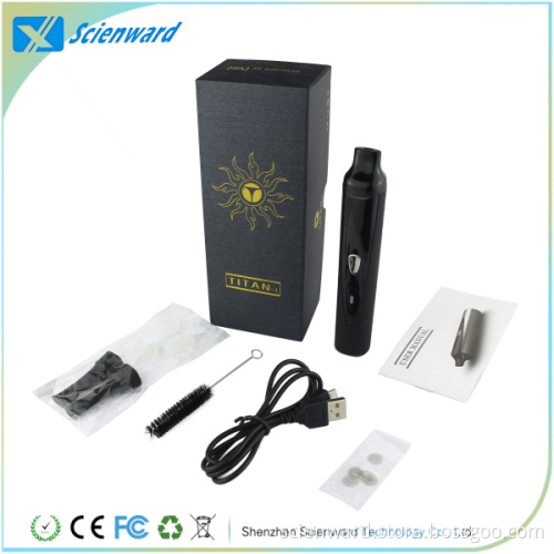2015 Wholesale Ecigs High Quality Dry Herb Vapor Titan 1 Starter Kit in Gift Box